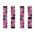 Pink B0ng Ross Socks