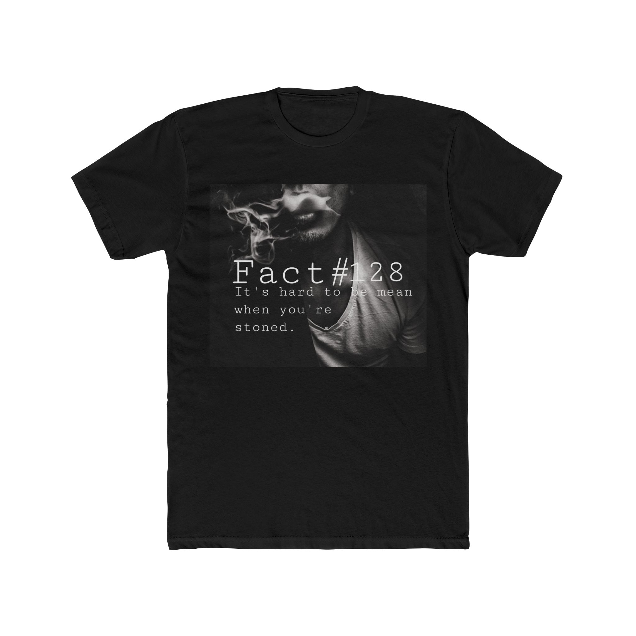 It's Hard to be Mean When You're Stoned Cotton Crew Tee