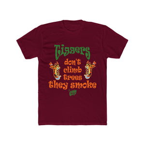 Tiggers Don't Climb Trees - Unisex Cotton Crew Tee