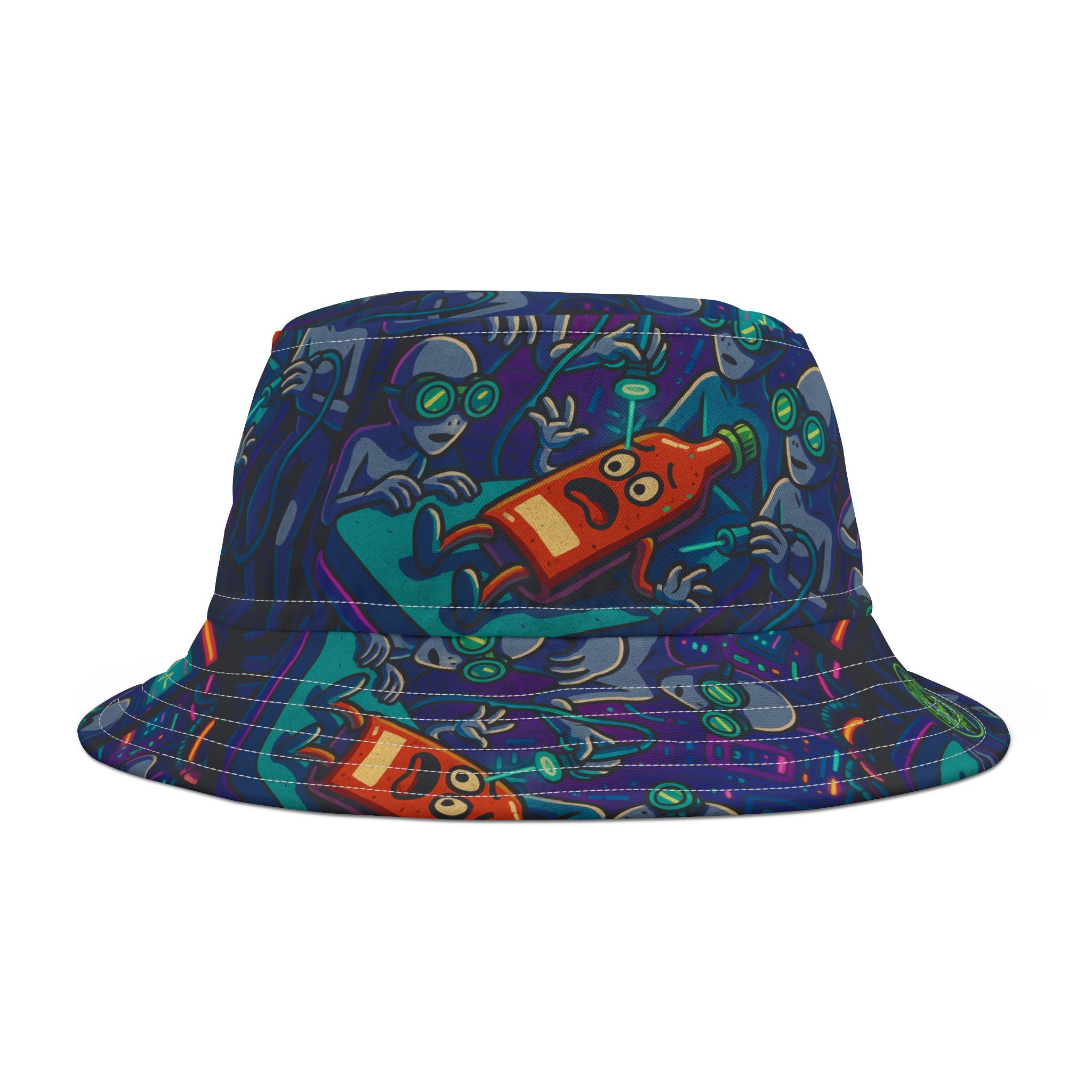 The Probe Aliens Don't Like Hot Sauce Bucket Hat