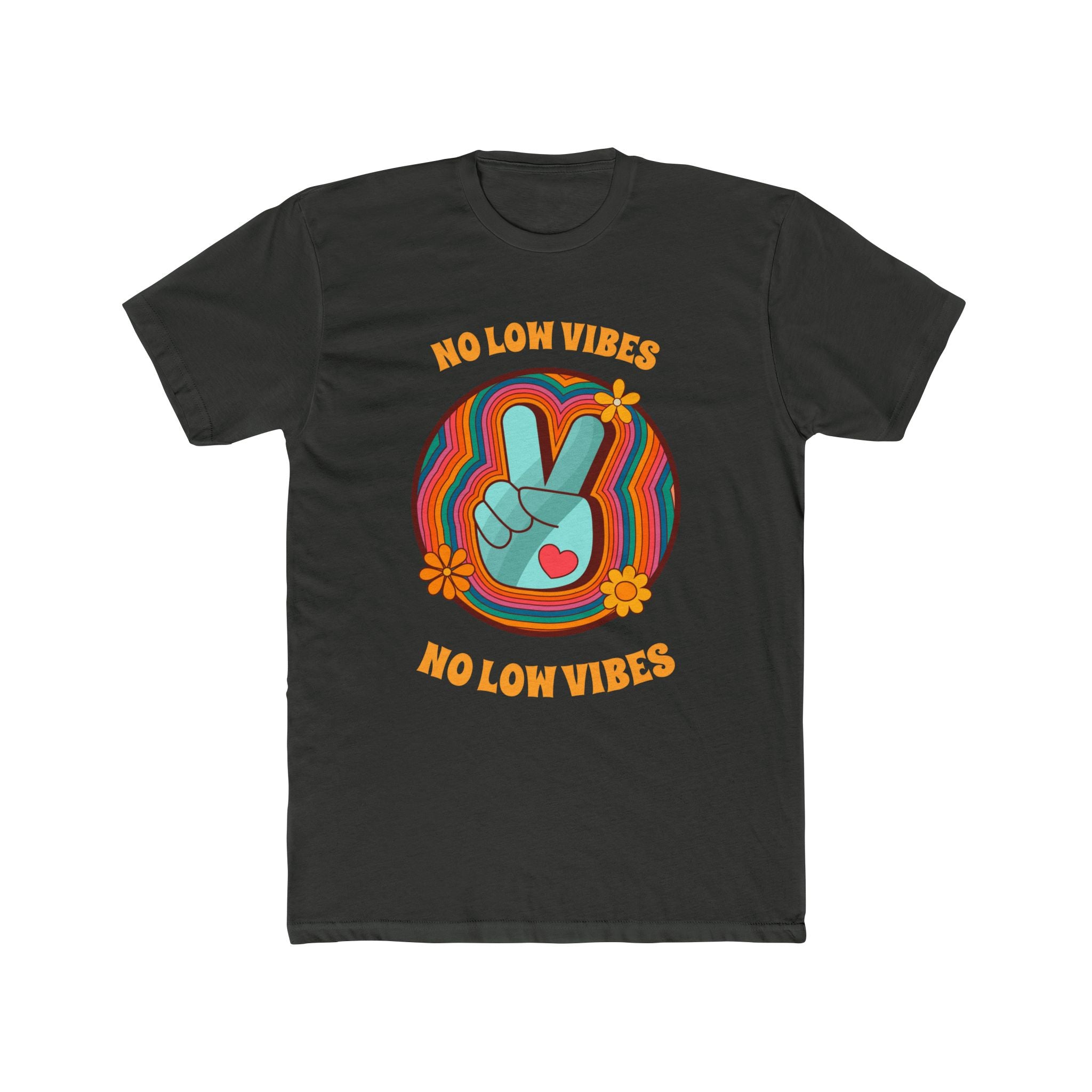 No Low Vibes Cotton Crew Tee