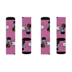 Pink B0ng Ross Socks