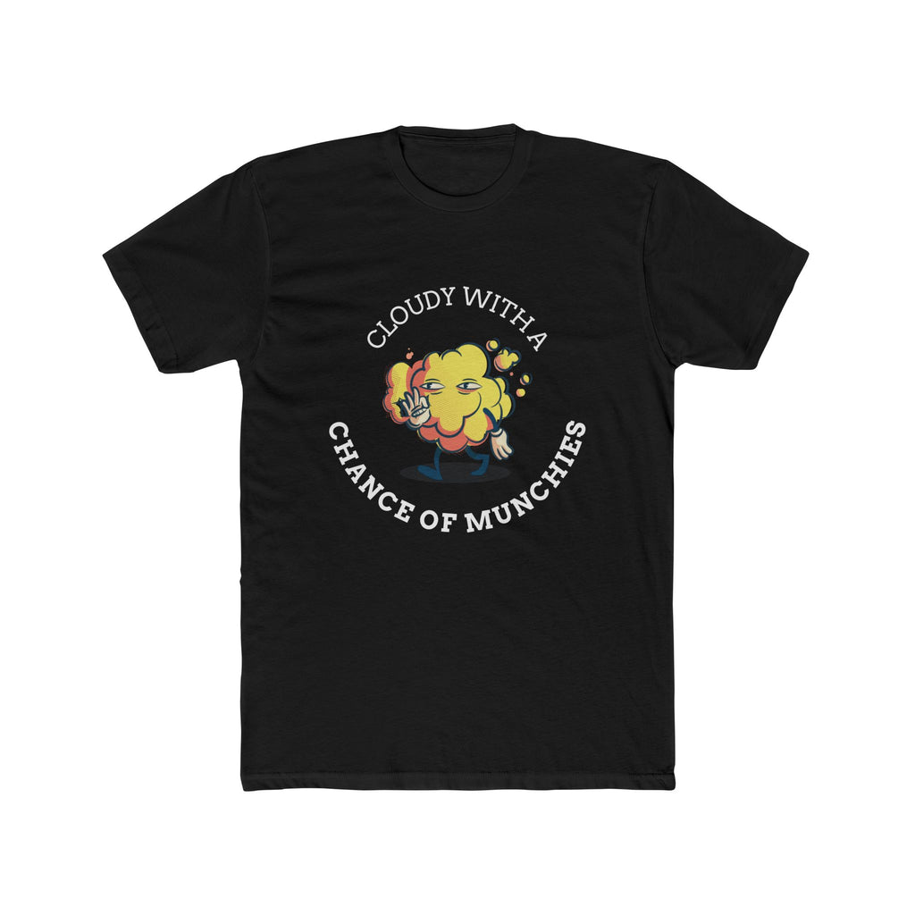 Cloudy with a Chance of Munchies Cotton Crew Tee