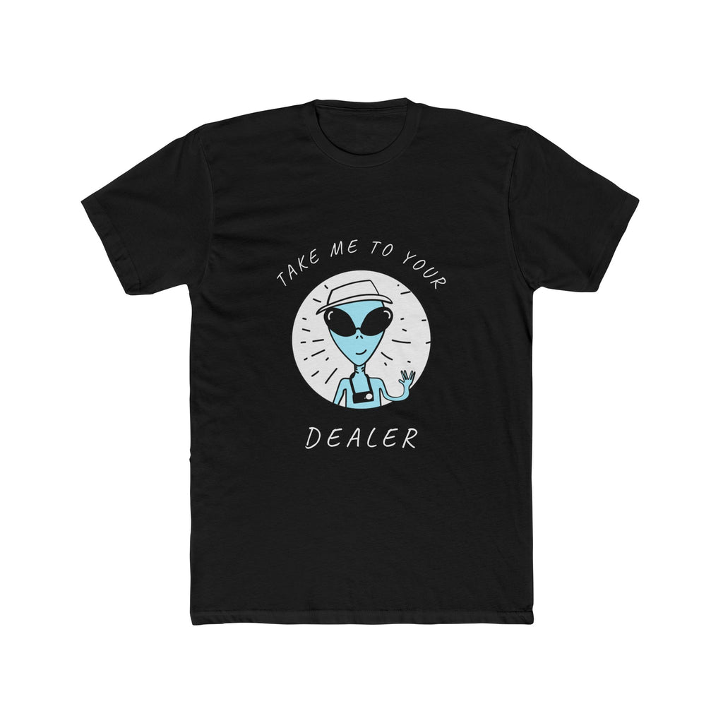 Take Me To Your Dealer Alien Tourist Cotton Crew Tee