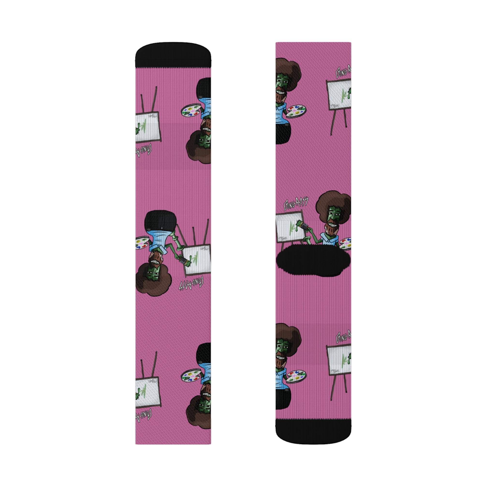 Pink B0ng Ross Socks