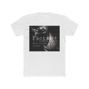 It's Hard to be Mean When You're Stoned Cotton Crew Tee