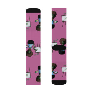 Pink B0ng Ross Socks