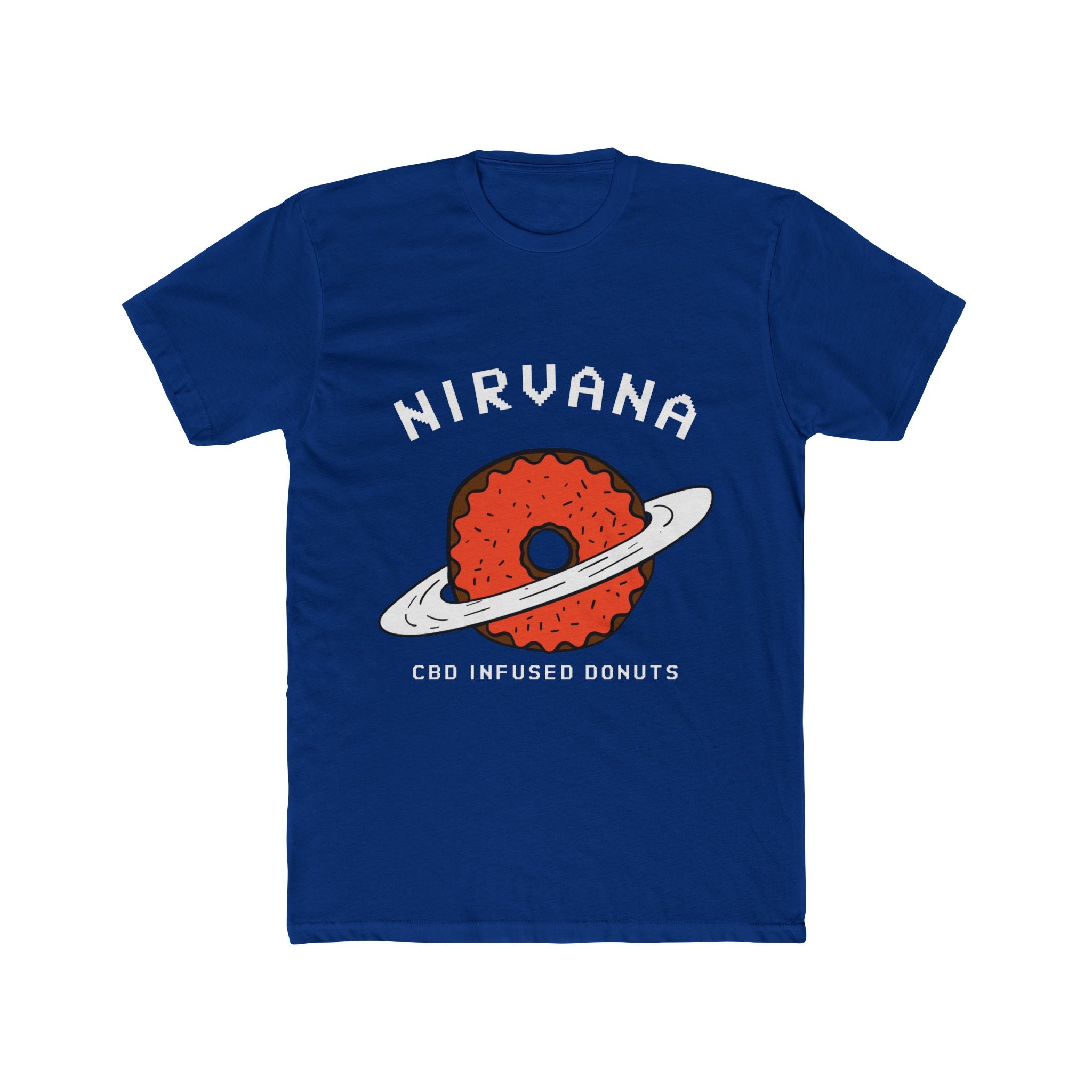 Nirvana CBD Infused Donuts Cotton Crew Tee