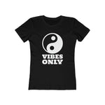 Peace Vibes Only Women's The Boyfriend Tee