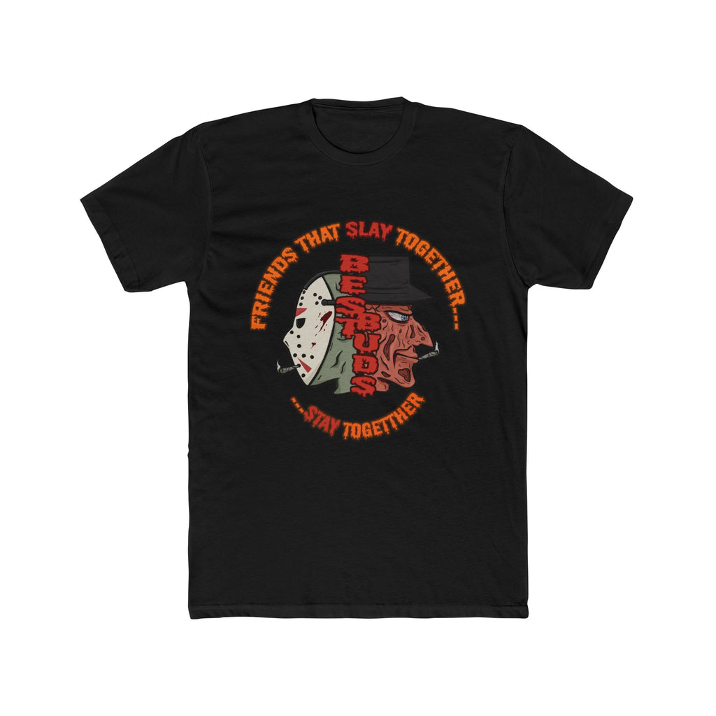 Freddy vs Jason Best Buds  - Cotton Crew Tee
