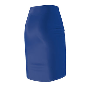 Dark royal blue deals pencil skirt