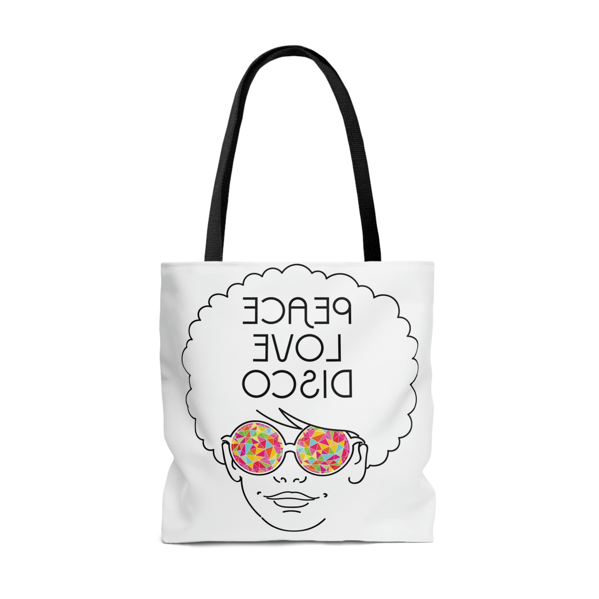 Peace Love and Disco Tote Bag